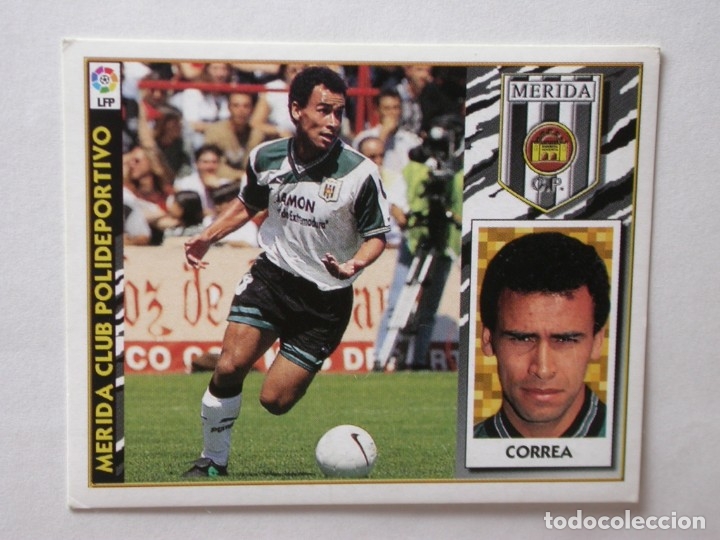 Cromos de f&uacute;tbol: CORREA DEL M&Eacute;RIDA DE EDICIONES ESTE 97-98, NUNCA PEGADO