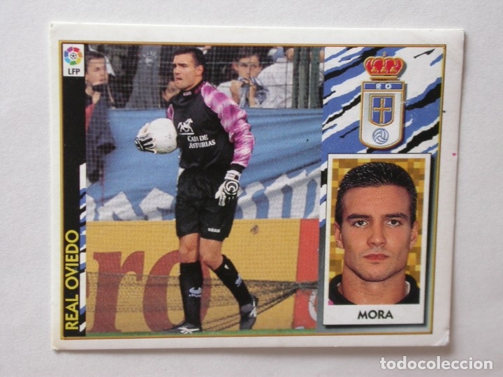 Cromos de f&uacute;tbol: MORA DEL OVIEDO DE EDICIONES ESTE 97-98, NUNCA PEGADO - Foto 1