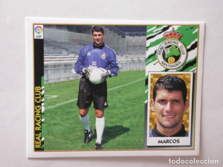 Cromos de f&uacute;tbol: MARCOS DEL RACING DE EDICIONES ESTE 97-98, NUNCA PEGADO - Foto 1
