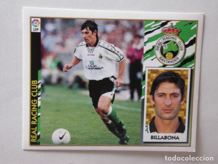 Cromos de f&uacute;tbol: BILLABONA DEL RACING DE EDICIONES ESTE 97-98, NUNCA PEGADO - Foto 1