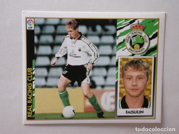 Cromos de f&uacute;tbol: FAISULIN DEL RACING DE EDICIONES ESTE 97-98, NUNCA PEGADO - Foto 1