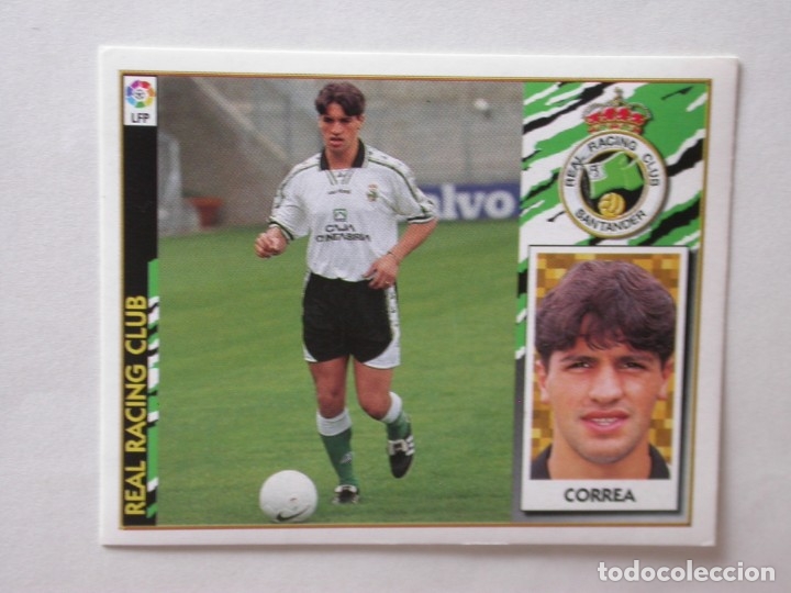 Cromos de f&uacute;tbol: CORREA DEL RACING DE EDICIONES ESTE 97-98, NUNCA PEGADO - Foto 1