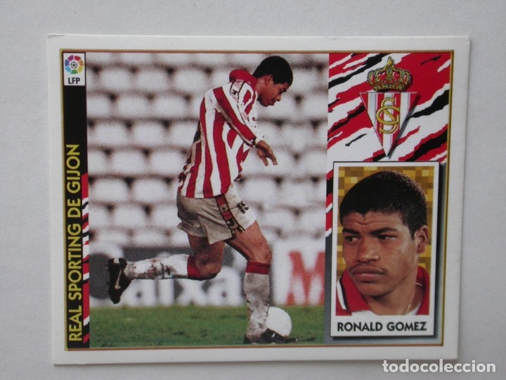 Cromos de f&uacute;tbol: RONALD G&Oacute;MEZ DEL SPORTING DE EDICIONES ESTE 97-98, NUNCA PEGADO - Foto 1