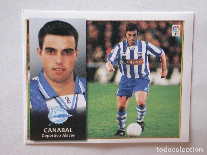 Cromos de f&uacute;tbol: CANABAL DEL ALAV&Eacute;S DE EDICIONES ESTE 98-99, NUNCA PEGADO - Foto 1