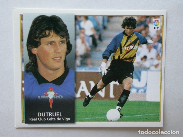Cromos de f&uacute;tbol: DUTRUEL DEL CELTA DE EDICIONES ESTE 98-99, NUNCA PEGADO - Foto 1