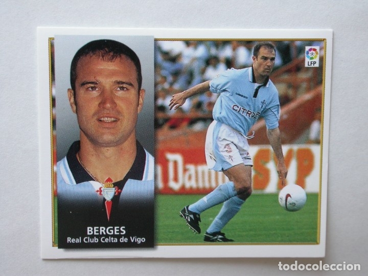 Cromos de f&uacute;tbol: BERGES DEL CELTA DE EDICIONES ESTE 98-99, NUNCA PEGADO - Foto 1