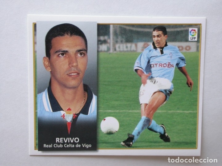 Cromos de f&uacute;tbol: REVIVO DEL CELTA DE EDICIONES ESTE 98-99, NUNCA PEGADO - Foto 1
