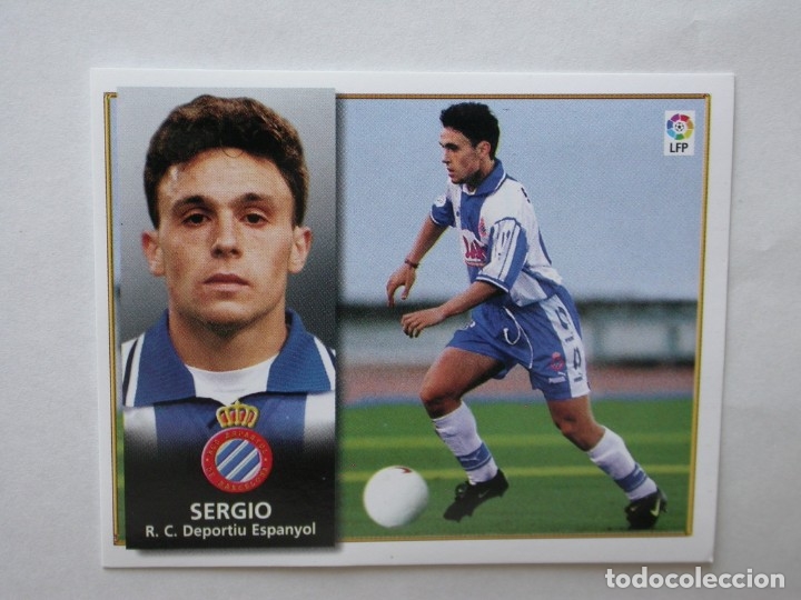 Cromos de f&uacute;tbol: SERGIO DEL ESPANYOL DE EDICIONES ESTE 98-99, NUNCA PEGADO - Foto 1