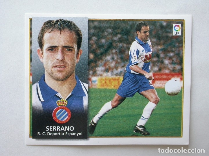 Cromos de f&uacute;tbol: SERRANO DEL ESPANYOL DE EDICIONES ESTE 98-99, NUNCA PEGADO - Foto 1