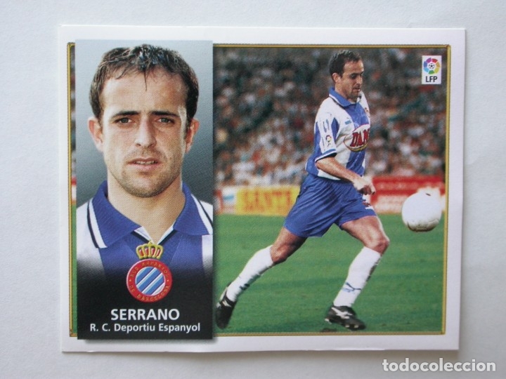Cromos de f&uacute;tbol: SERRANO DEL ESPANYOL DE EDICIONES ESTE 98-99, NUNCA PEGADO - Foto 1