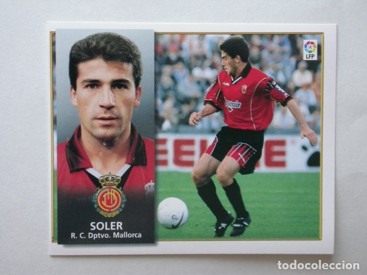 Cromos de f&uacute;tbol: SOLER DEL MALLORCA DE EDICIONES ESTE 98-99, NUNCA PEGADO - Foto 1