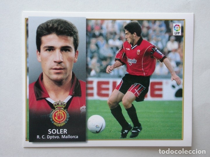 Cromos de f&uacute;tbol: SOLER DEL MALLORCA DE EDICIONES ESTE 98-99, NUNCA PEGADO - Foto 1