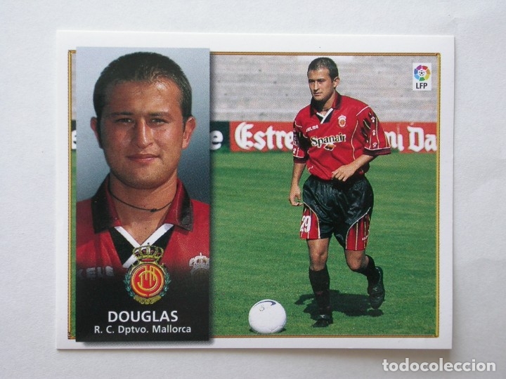 Cromos de f&uacute;tbol: DOUGLAS DEL MALLORCA DE EDICIONES ESTE 98-99, NUNCA PEGADO - Foto 1
