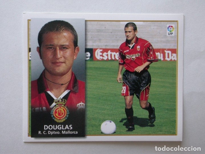 Cromos de f&uacute;tbol: DOUGLAS DEL MALLORCA DE EDICIONES ESTE 98-99, NUNCA PEGADO - Foto 1