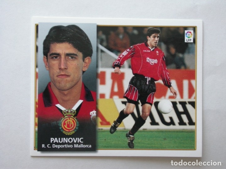 Cromos de f&uacute;tbol: PAUNOVIC DEL MALLORCA DE EDICIONES ESTE 98-99, NUNCA PEGADO - Foto 1