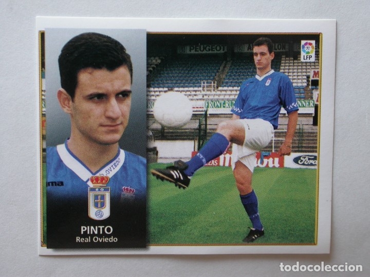 Cromos de f&uacute;tbol: PINTO DEL OVIEDO DE EDICIONES ESTE 98-99, NUNCA PEGADO - Foto 1