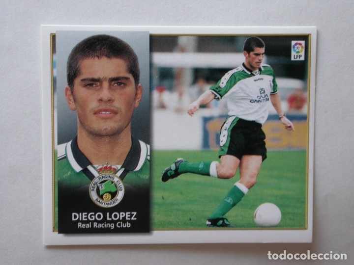 Cromos de f&uacute;tbol: DIEGO L&Oacute;PEZ DEL RACING DE EDICIONES ESTE 98-99, NUNCA PEGADO - Foto 1