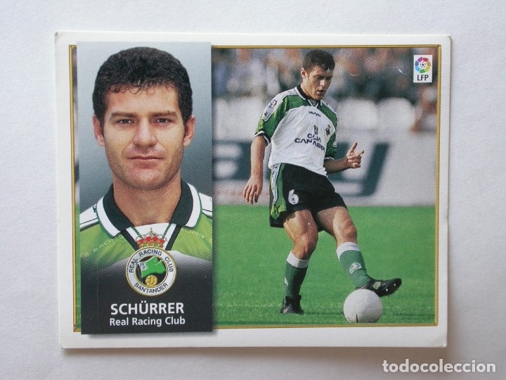 Cromos de f&uacute;tbol: SCH&Uuml;RRER DEL RACING DE EDICIONES ESTE 98-99, NUNCA PEGADO - Foto 1