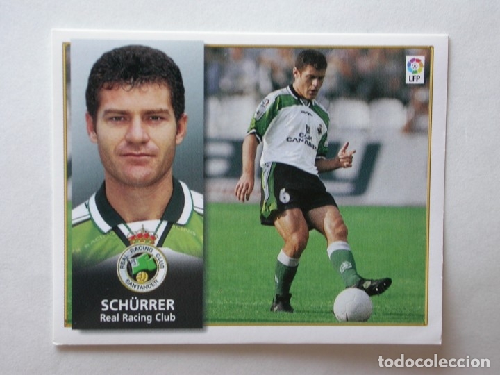 Cromos de f&uacute;tbol: SCH&Uuml;RRER DEL RACING DE EDICIONES ESTE 98-99, NUNCA PEGADO - Foto 1