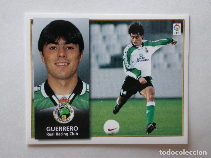 Cromos de f&uacute;tbol: GUERRERO DEL RACING DE EDICIONES ESTE 98-99, NUNCA PEGADO - Foto 1