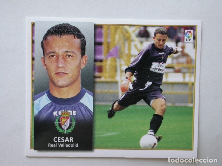 Cromos de f&uacute;tbol: C&Eacute;SAR DEL VALLADOLID DE EDICIONES ESTE 98-99, NUNCA PEGADO - Foto 1
