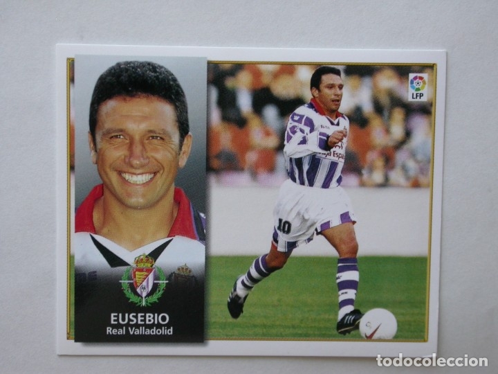 Cromos de f&uacute;tbol: EUSEBIO DEL VALLADOLID DE EDICIONES ESTE 98-99, NUNCA PEGADO - Foto 1
