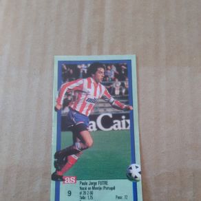 153 Paulo Futre / Atlético De Madrid / Futbol 92-93 / Season 1992-1993 153 Paulo Futre / Atlético De Madrid / Futbol 92-93 / Season 1992-1993