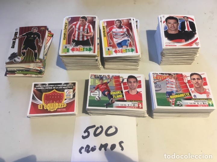 Fu&szlig;ball-Sticker: Lote 500 cromos futbol 2012-13-14