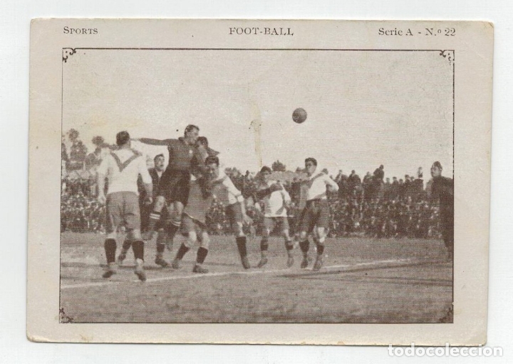 Cromos de Futebol: CROMO DE FUTBOL - SPORTS FOOT-BALL - SERIE A N&ordm; 22 - PARTIDO FINAL CAMPEONATO DE ESPA&Ntilde;A