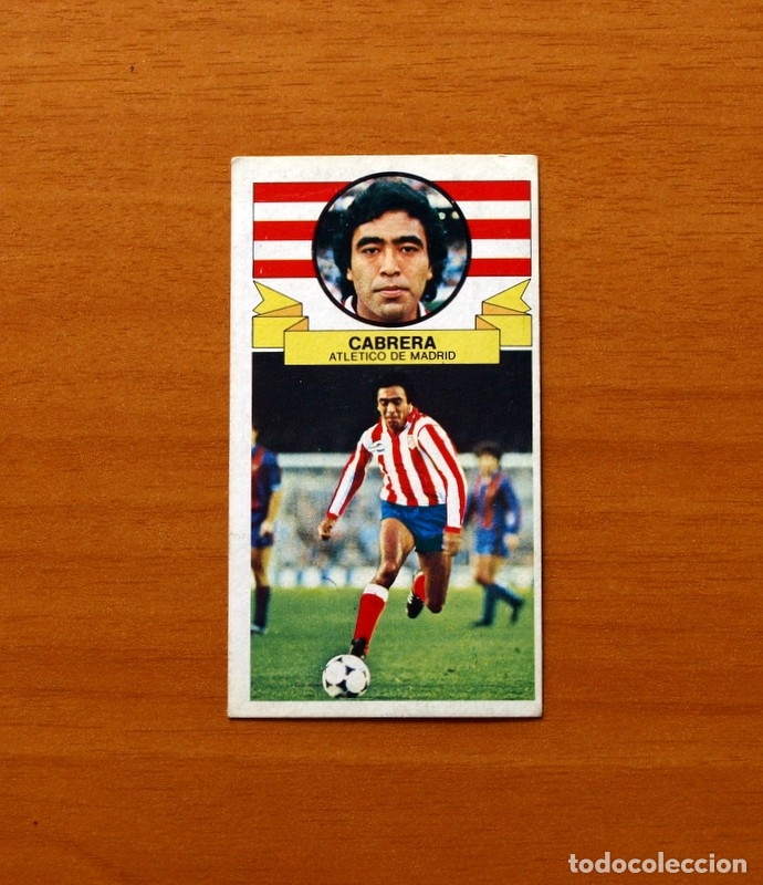 Cromos de f&uacute;tbol: Atletico Madrid - Cabrera - Ediciones Este 1985-1986, 85-86 - Foto 1