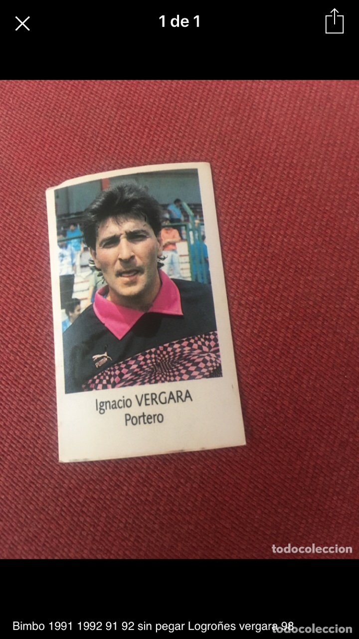 Cartes &agrave; collectionner de Football: Bimbo 91 92 1991 1992 pide tus faltas