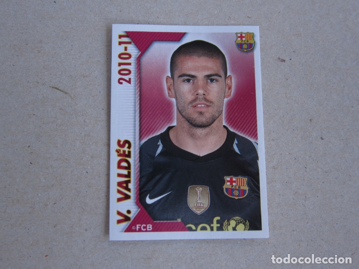Cromos de Futebol: PANINI COLECCION OFICIAL BARCELONA 2010 2011 N&ordm; 14 VICTOR VALDES 10 11 NUEVO