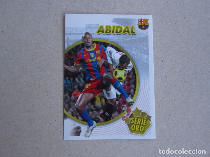 Figurine di Calcio: PANINI COLECCION OFICIAL BARCELONA 2010 2011 N&ordm; 55 ABIDAL 10 11 NUEVO