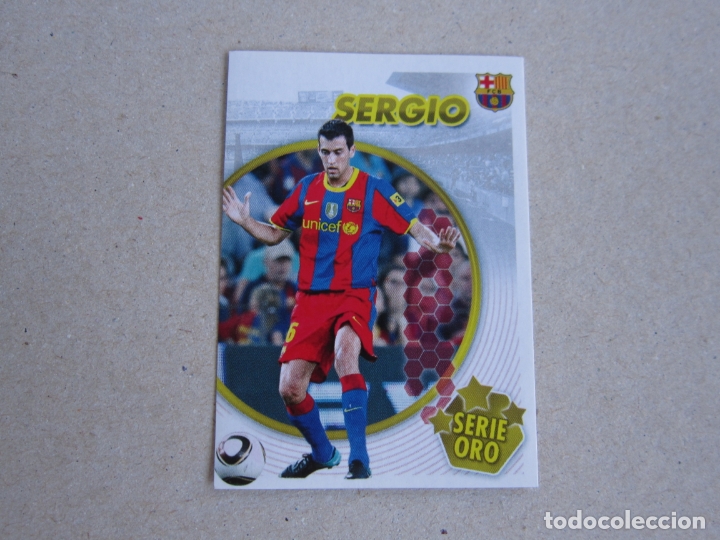 Figurine di Calcio: PANINI COLECCION OFICIAL BARCELONA 2010 2011 N&ordm; 73 SERGIO BUSQUETS 10 11 NUEVO