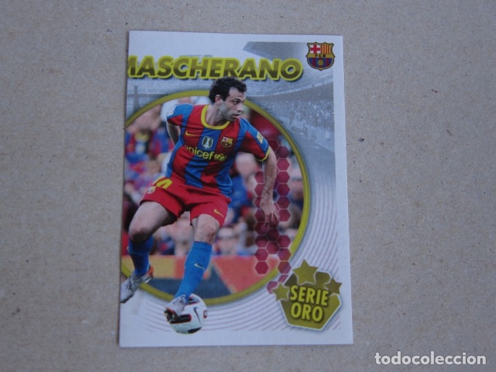 Cromos de f&uacute;tbol: PANINI COLECCION OFICIAL BARCELONA 2010 2011 N&ordm; 79 MASCHERANO 10 11 NUEVO