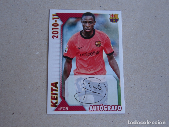 Cromos de f&uacute;tbol: PANINI COLECCION OFICIAL BARCELONA 2010 2011 N&ordm; 83 KEITA 10 11 NUEVO