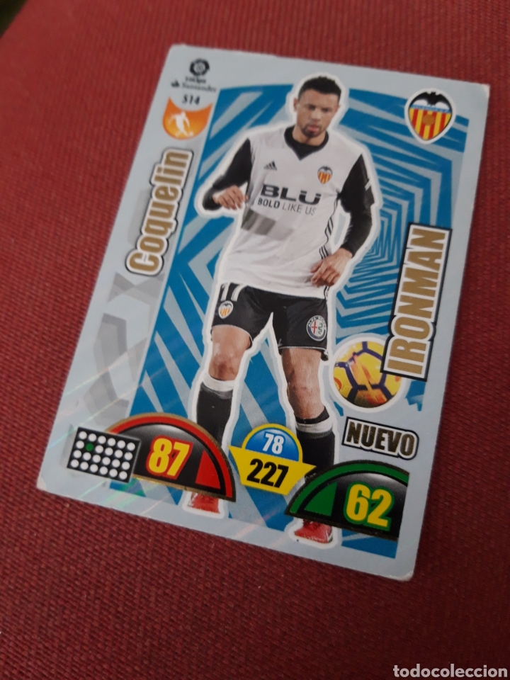 Fu&szlig;ball-Sticker: Adrenalyn Xl 2017 2018 17 18 ironman coquelin 514