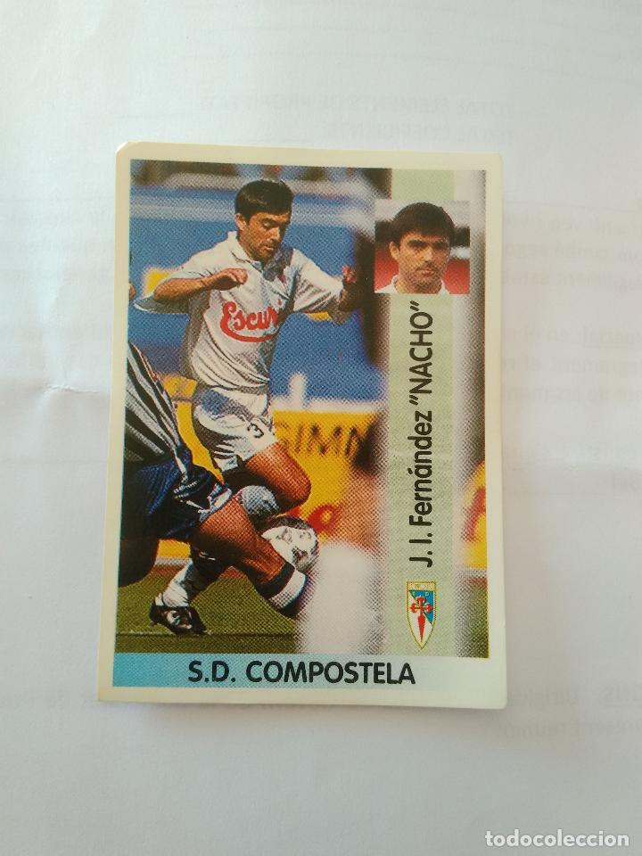 Fu&szlig;ball-Sticker: N&ordm; 150 J. IGNACIO FERN&Aacute;NDEZ NACHO, COMPOSTELA - CROMO LIGA F&Uacute;TBOL 1996-1997 PANINI 96-97