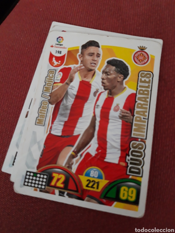 Fu&szlig;ball-Sticker: Adrenalyn Xl 2017 2018 17 18 Duos imparables gir&oacute;na 198