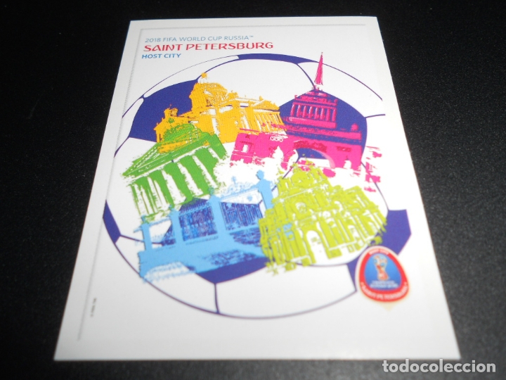 Cromos de F&uacute;tbol: 23 SEDE SAINT PETERSBURG HOST CITY CROMOS ALBUM MUNDIAL FUTBOL 18 FIFA WORLD CUP RUSSIA RUSIA 2018