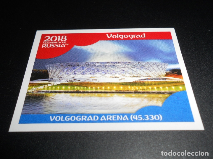 Cromos de F&uacute;tbol: 19 ESTADIO VOLGOGRAD ARENA CROMOS ALBUM MUNDIAL FUTBOL 18 FIFA WORLD CUP RUSSIA RUSIA 2018