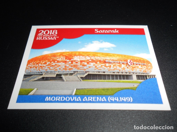 Cartes &agrave; collectionner de Football: 17 ESTADIO SARANSK MORDOVIA ARENA CROMOS ALBUM MUNDIAL FUTBOL 18 FIFA WORLD CUP RUSSIA RUSIA 2018