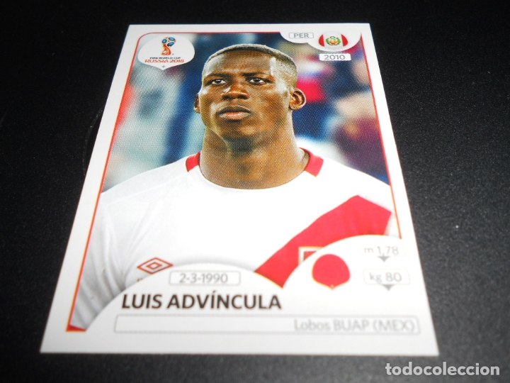 Fu&szlig;ball-Sticker: 239 LUIS ADVINCULA PERU CROMOS MUNDIAL FUTBOL 18 FIFA WORLD CUP RUSSIA RUSIA 2018