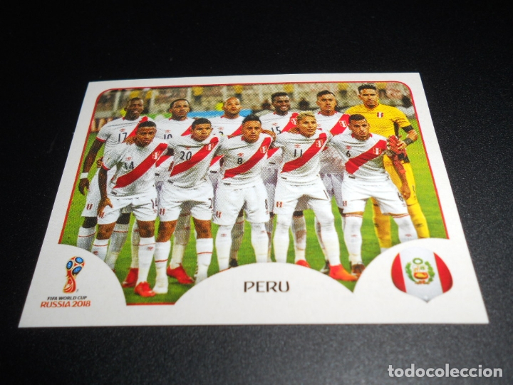 Fu&szlig;ball-Sticker: 233 SELECCION EQUIPO PERU CROMOS MUNDIAL FUTBOL 18 FIFA WORLD CUP RUSSIA RUSIA 2018