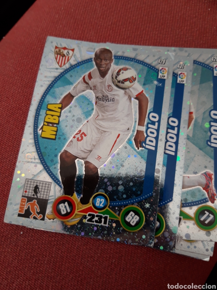 Football Stickers: Adrenalyn XL 2014 15 2014 2015 idolo sevilla m bia 429