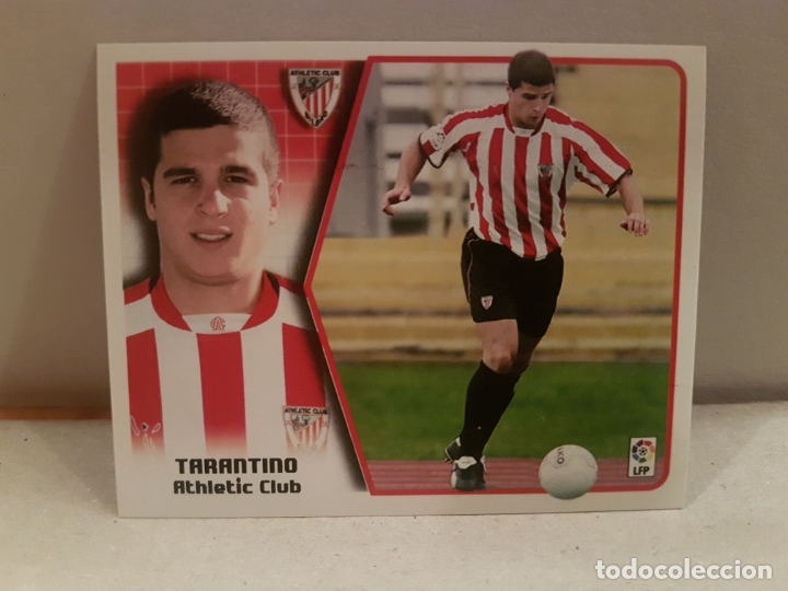 Cromos de F&uacute;tbol: cromo futbol liga 2005 2006 edicciones este athletic club tarantino ultimos fichajes numero 10