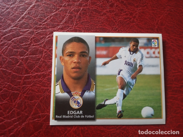 Edgar real madrid cromo 98 99 ed este liga 1998 Vendido