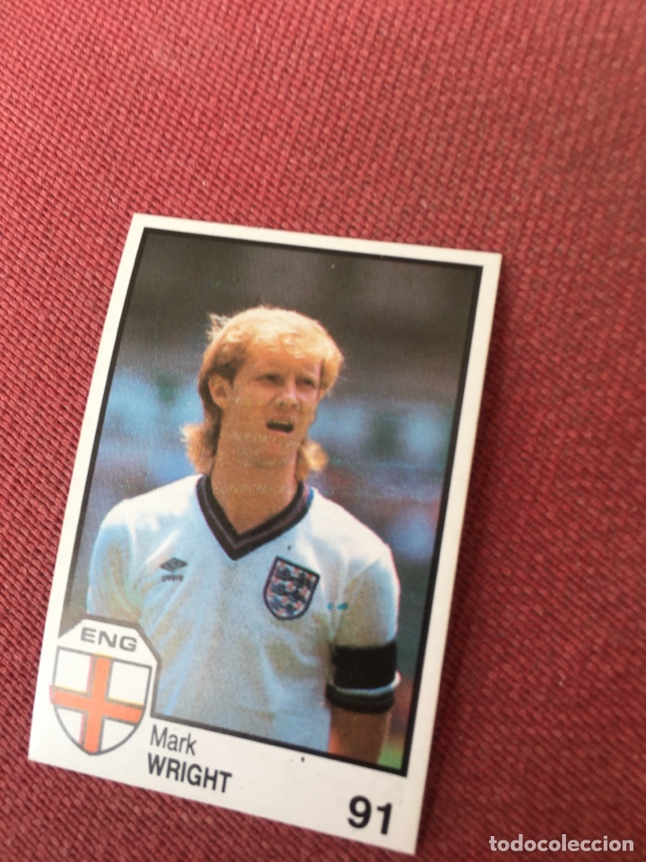 Cromos de f&uacute;tbol: Barna 86 1986 sin pegar Inglaterra 91 wright - Foto 1