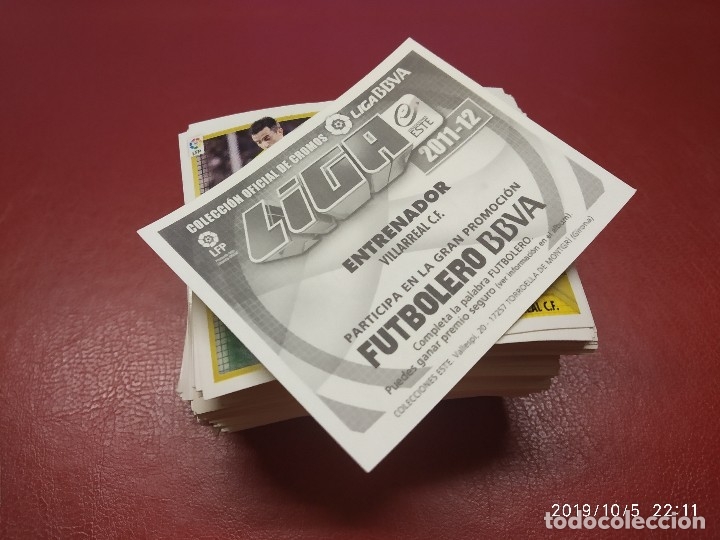 Figurine di Calcio: ESTE LIGA 2011 12, 236 CROMOS DIFERENTES CON COLOCAS Y FICHAJES.