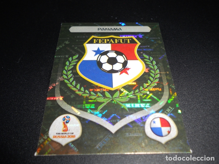 Cromos de F&uacute;tbol: 532 ESCUDO LOGO PANAMA CROMOS MUNDIAL FUTBOL 18 FIFA WORLD CUP RUSSIA RUSIA 2018
